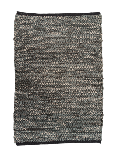 Χαλί 60Χ90 Cotton Leather grey 2